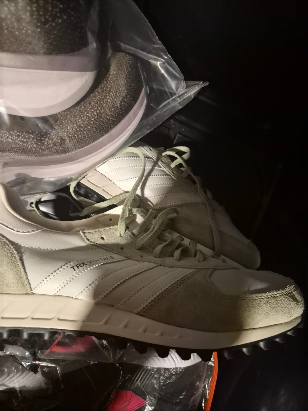 adidas TRX Vintage Men's Sneakers in Off-White and Light Olive